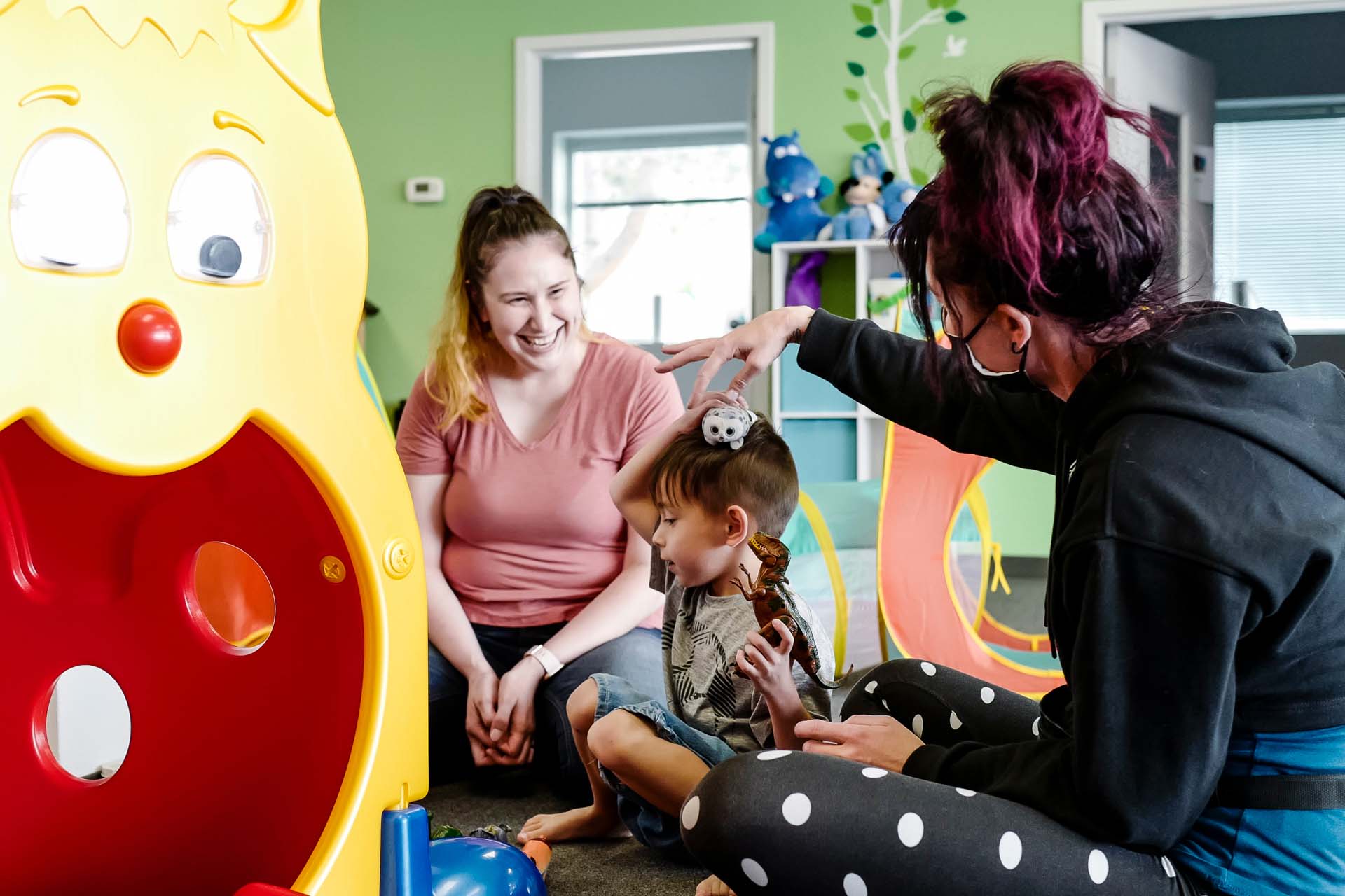 Functional Communication skills at InBloom Autism Services include requesting access to an item or activity, asking for help or a break, and requesting attention.
